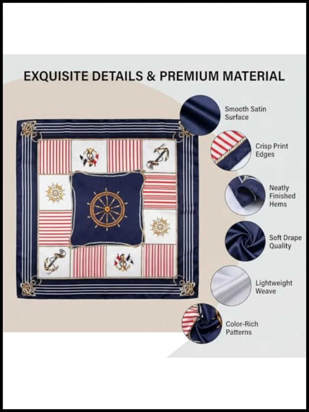 10 Pack Satin Square Scarves for Women Soft Silk Feeling Headscarf Neck Scarf